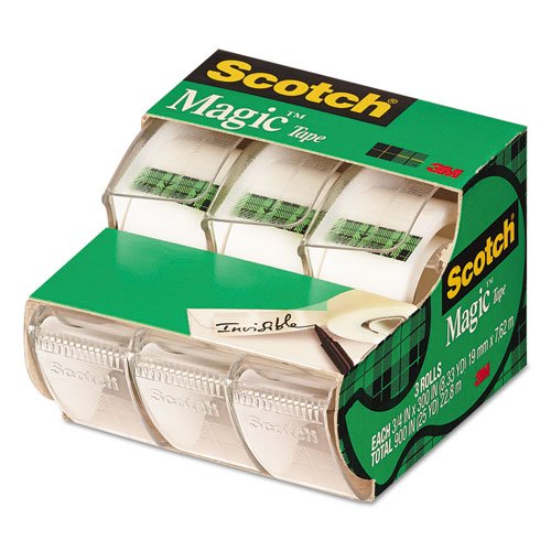 Scotch 3105 3/4" x 300" Scotch Magic Tape 3 Pack