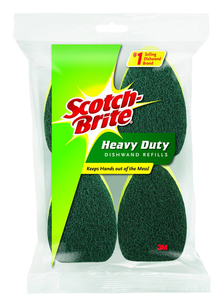 Scotch-Brite Heavy Duty Dishwand Refill, 4-Refills