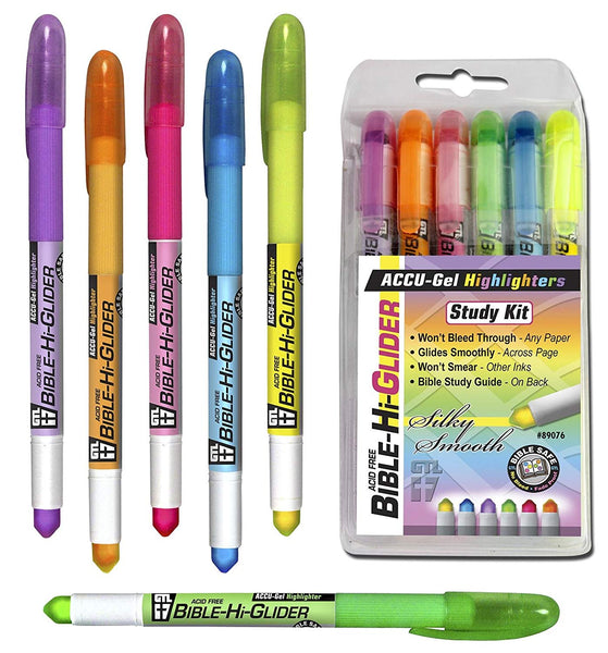 Accu-Gel Bible Highlighter Sets