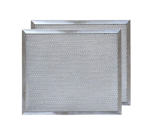 Aluminum Range Hood Filter - 9 7/8" X 11 11/16" X 3/8" (2 PACK)